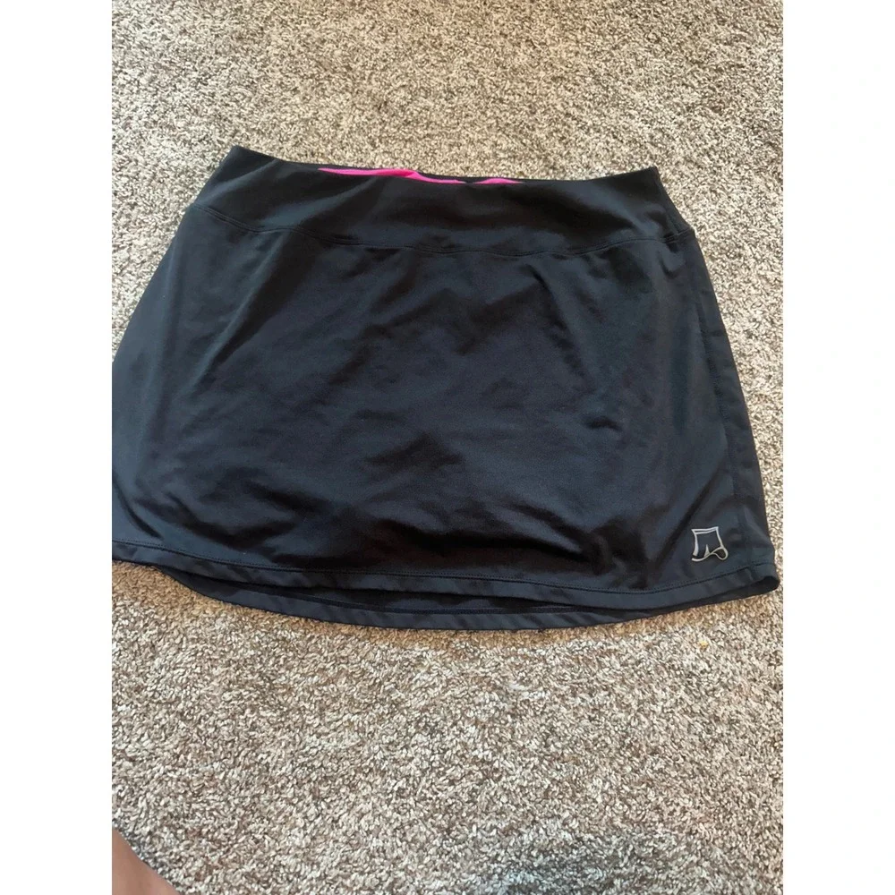 Skirt Sports Womens Gym Girl Ultra Skort Black Pink Running Tennis Skirt Large